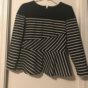 BCBG peplum top